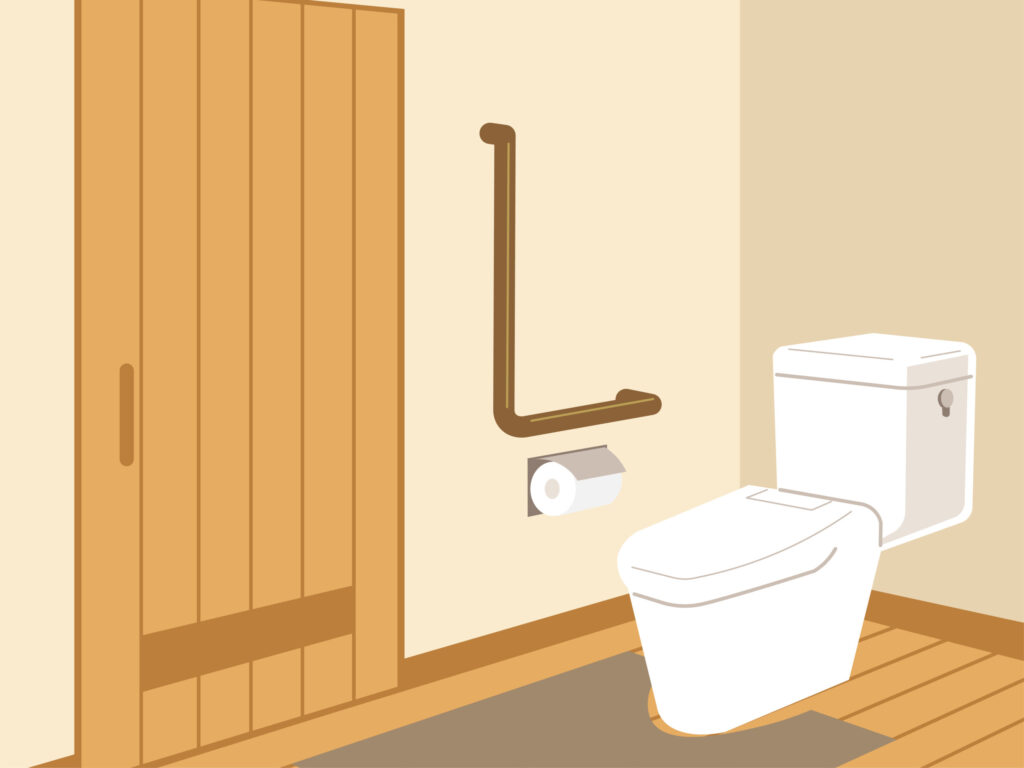 住宅改修(トイレ内の手すり)