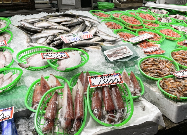 金沢の市場　近江町市場